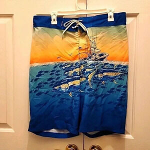 Ocean+Cost Printed Swim Trunks- size L- NWOT- excellent condition- never worn